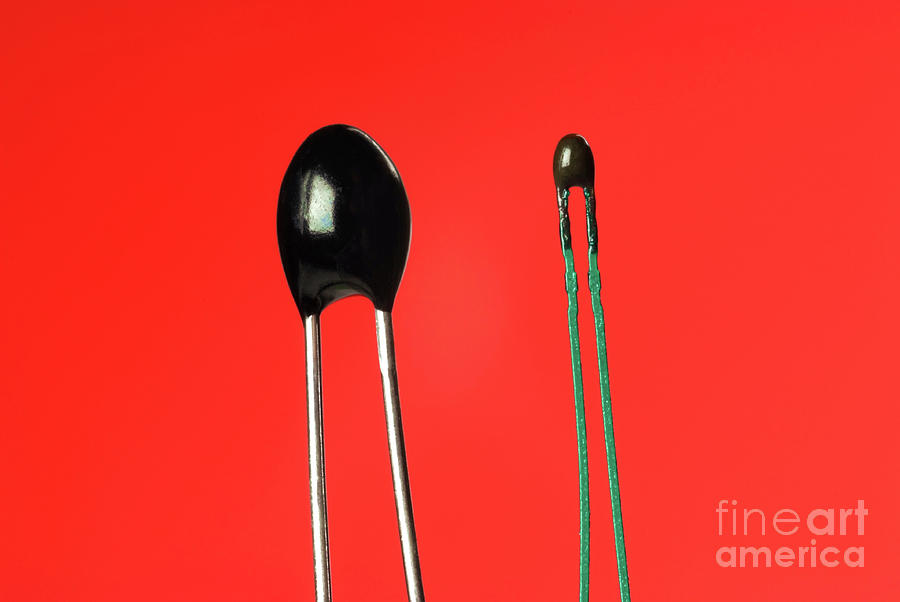 Disc And Bead Thermistors Photograph by Martyn F. Chillmaid/science ...