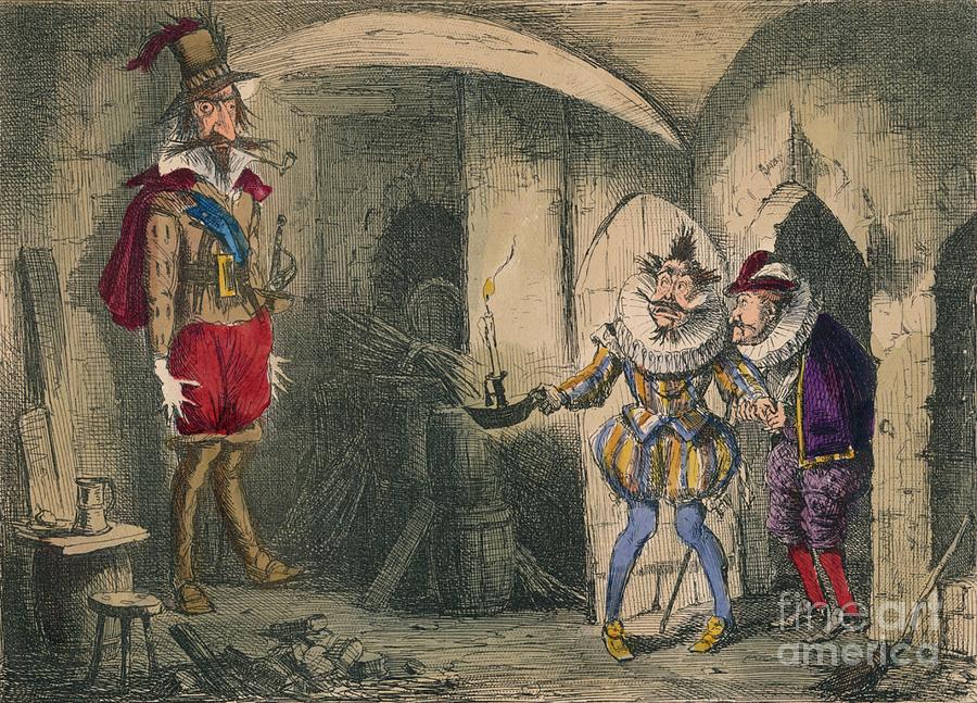 Discovery Of Guido Fawkes By Suffolk Drawing by Print Collector