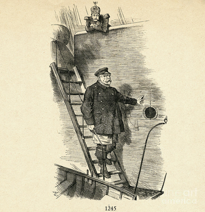 Dismissal Of Bismarck Cartoon Photograph by Bettmann