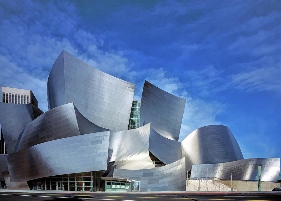 Disney Concert Hall Painting by Christopher Arndt - Pixels