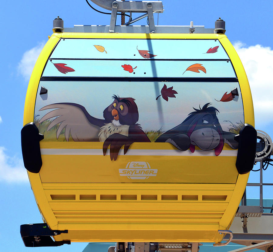 Disney Skyliner and characters Photograph by David Lee Thompson