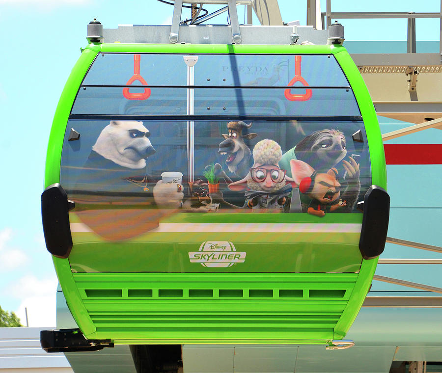 Disney Skyliner and movie characters Photograph by David Lee Thompson