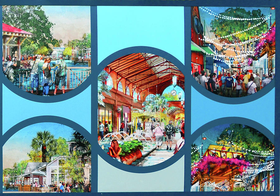 Disney Springs concept art 1 of 3 Photograph by David Lee Thompson
