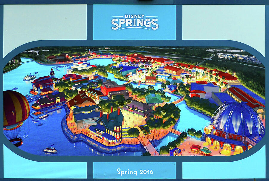 Disney Springs concept art 2 of 3 Photograph by David Lee Thompson