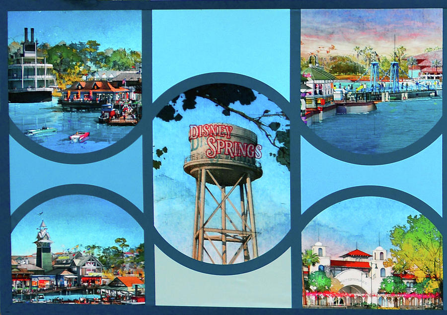 Disney Springs concept art 3 of 3  Photograph by David Lee Thompson