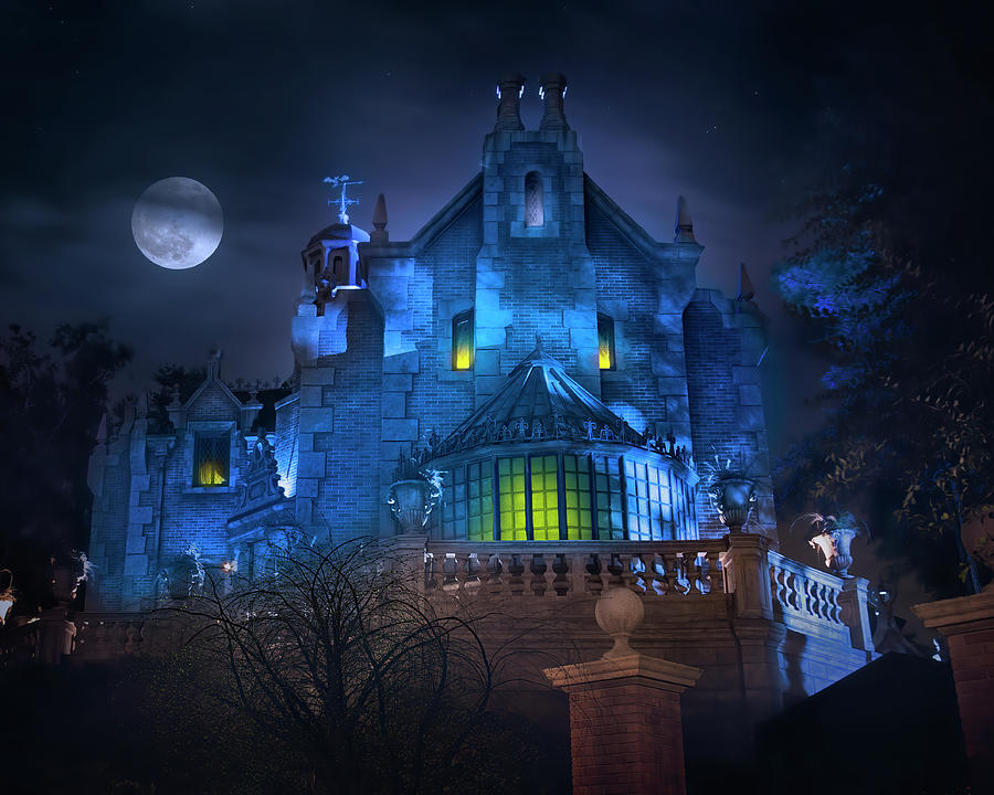 Disney Worlds Haunted Mansion Photograph by Mark Andrew Thomas