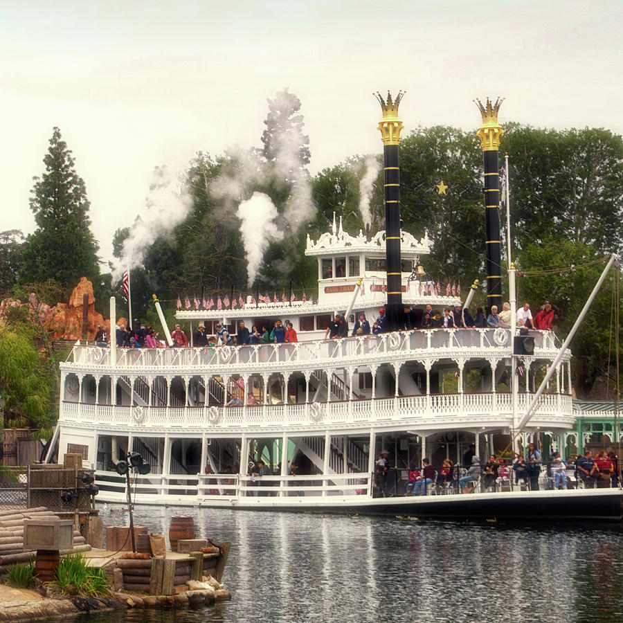 Disneyland Mark Twain Riverboat Frontierland SQ Format by Thomas Woolworth
