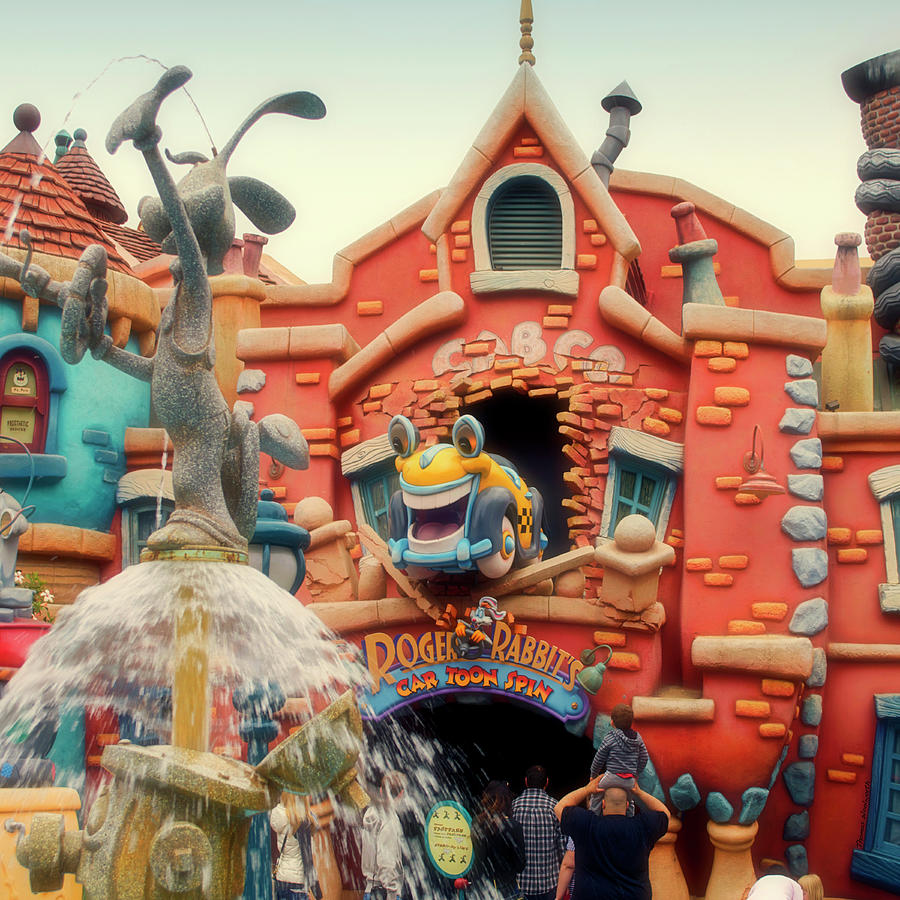 Disneyland Roger Rabbit Toontown SQ Format Photograph by Thomas ...