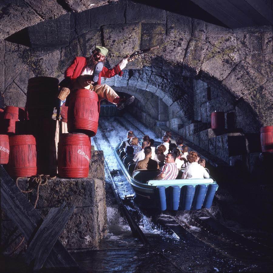 Pirates Of The Caribbean Photograph - Disneylands Pirates of the Caribbean by Ralph Crane