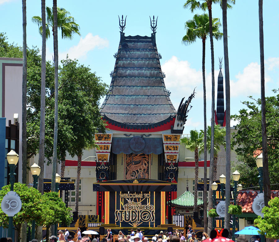 Chinese Theatre Photograph - Disneys Hollywood Studios 2019 by David Lee Thompson