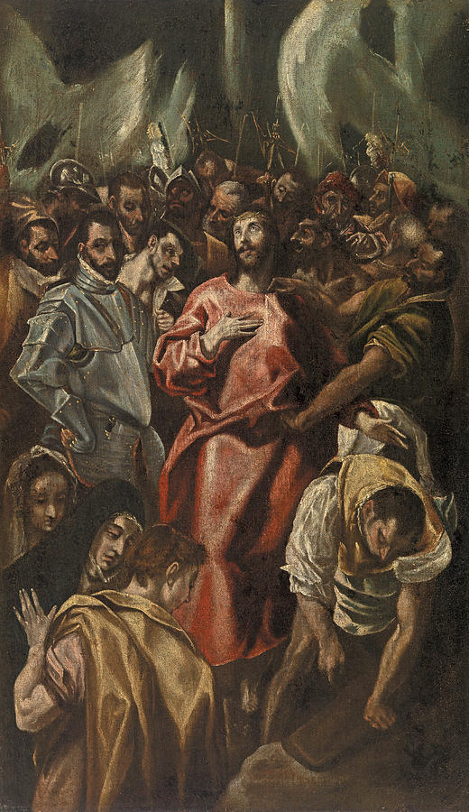 Disrobing of Christ Painting by El Greco