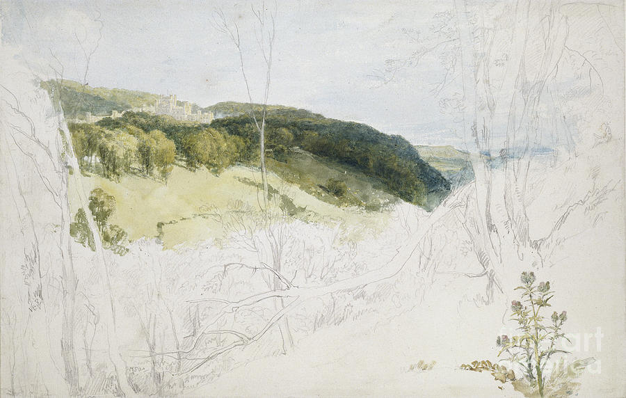 Distant View Of Lowther Castle Park Scene, 1809 By Turner Painting by Joseph Mallord William Turner