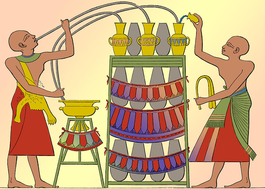 Distillation In Ancient Egypt Painting by Science Source