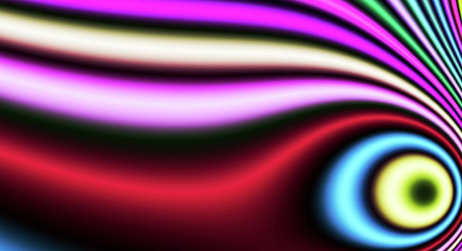 Distorted Abstract Blue Eye Digital Art by Don Northup