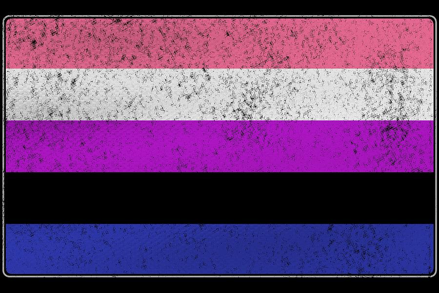 Genderfluid Pride Flag : Genderfluid Pride Flag Poster By Green Pete