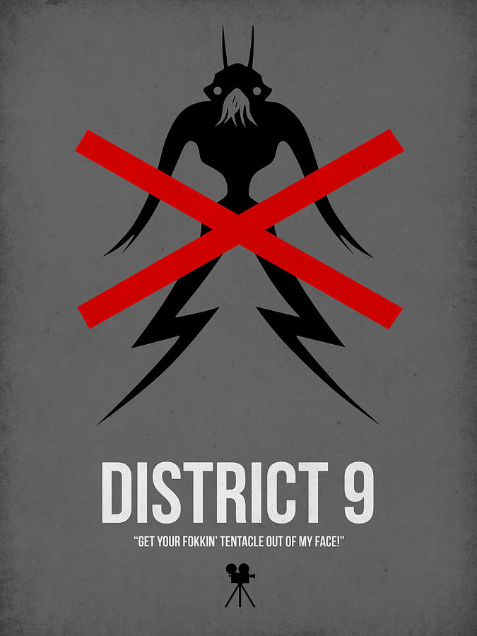 District 9 Digital Art - District 9 by Naxart Studio