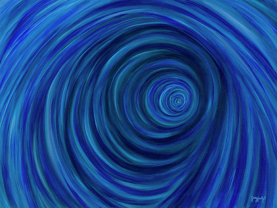 Abstract Painting - Dive Deep by Melissa Joyfully Abstract Painting - Dive Deep by Melissa Joyfully