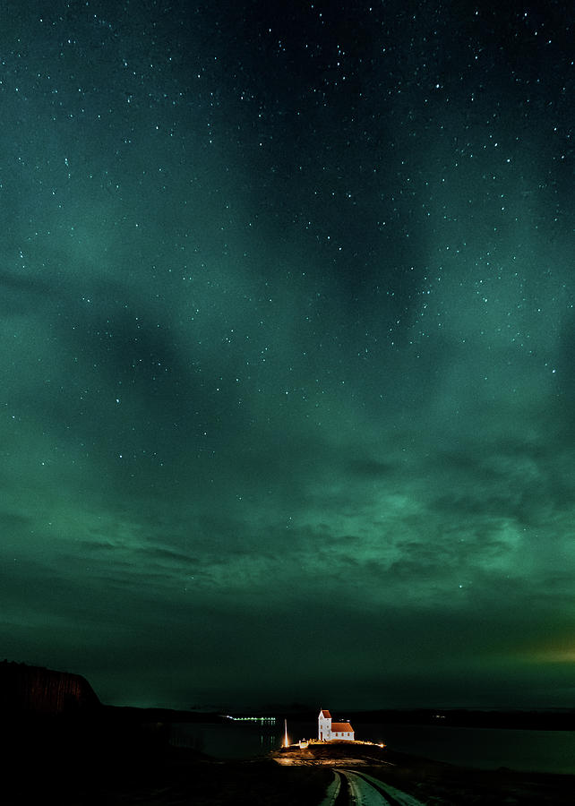 Iceland Photograph - Divine Light Portrait by Framing Places