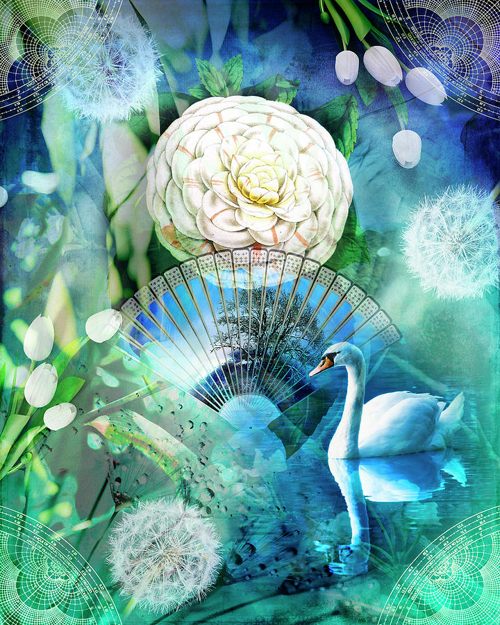 Divine Peace Digital Art by Linda Carruth