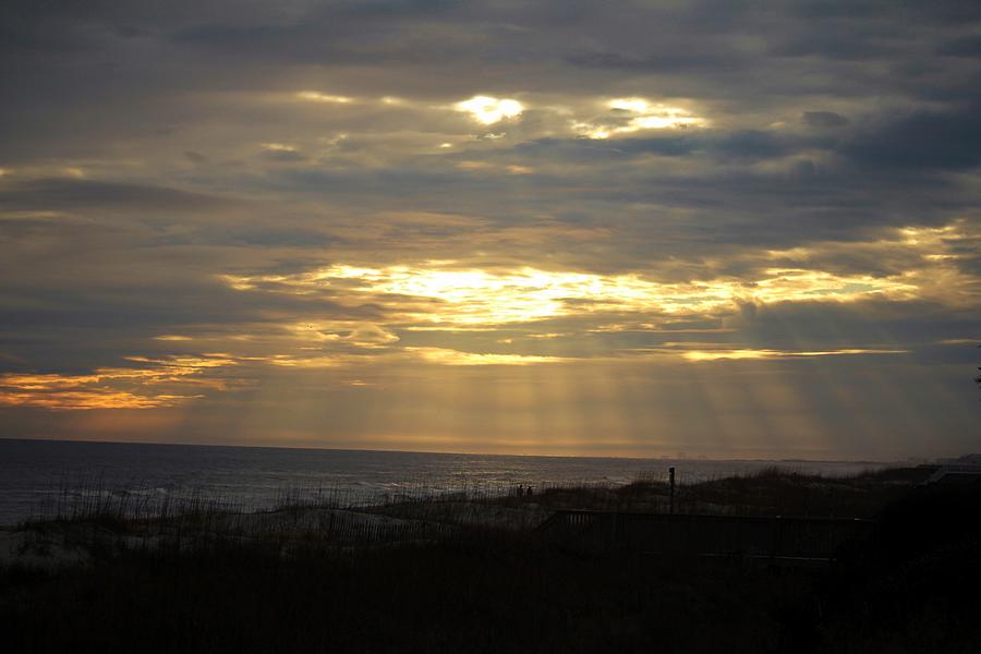 Divine Sunset At Beach Photograph by Cynthia Guinn