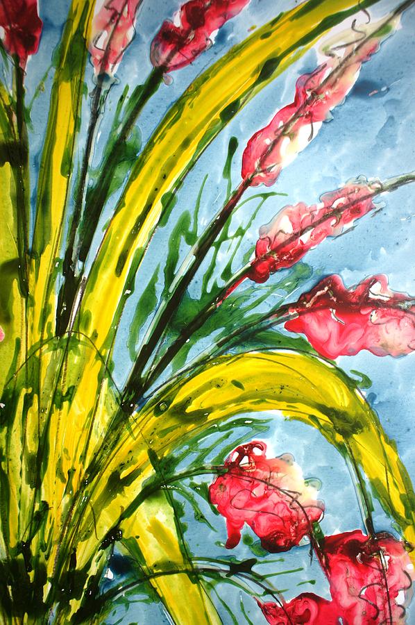 Flower Painting - Divineblooms222220 by Baljit Chadha