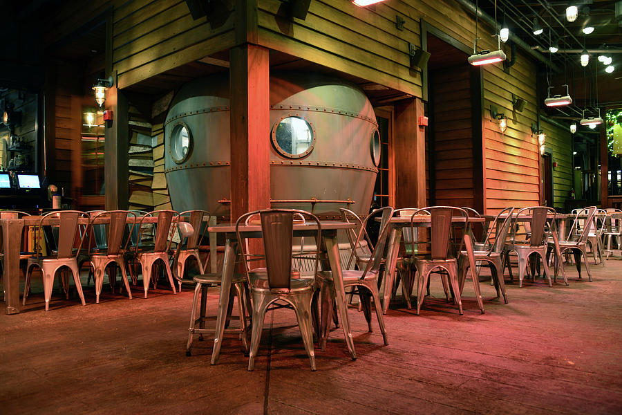 Indiana Jones Photograph - Diving bell room Hangar Bar by David Lee Thompson