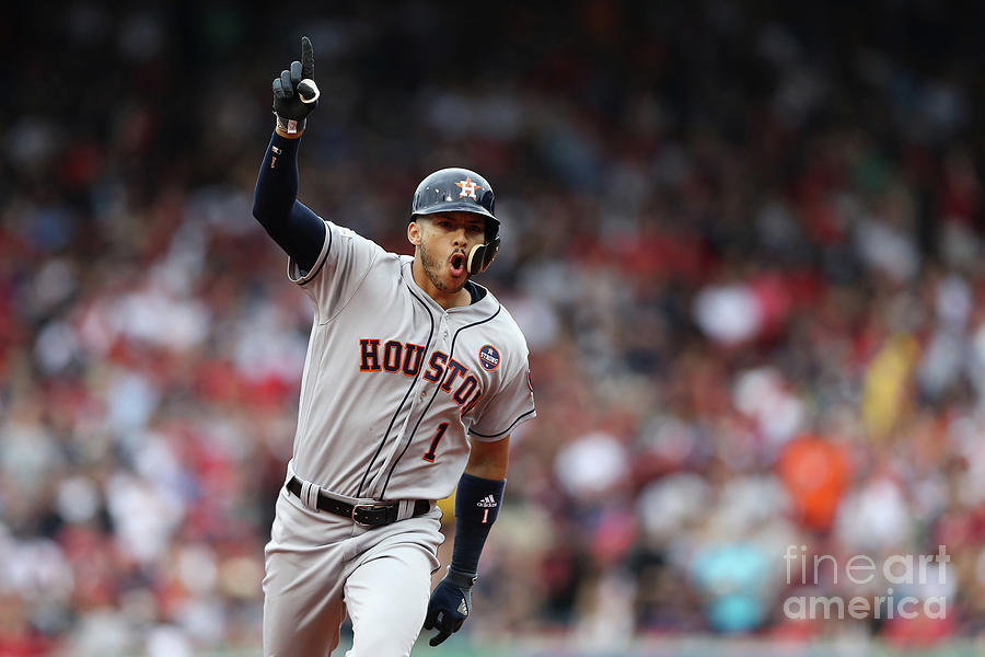 Divisional Round - Houston Astros V Photograph by Elsa Divisional Round - Houston Astros V Photograph by Elsa