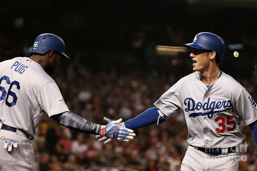 Divisional Series - Los Angeles Dodgers Photograph by Christian Petersen Divisional Series - Los Angeles Dodgers Photograph by Christian Petersen