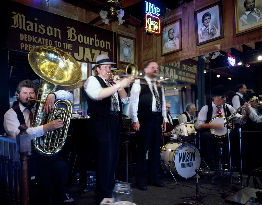 Dixieland Jazz Band Painting by Carol Highsmith Dixieland Jazz Band Painting by Carol Highsmith