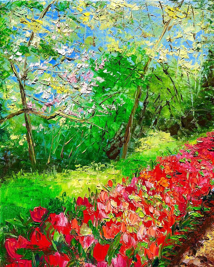 Dixon Garden Painting by Marina Wirtz | Fine Art America