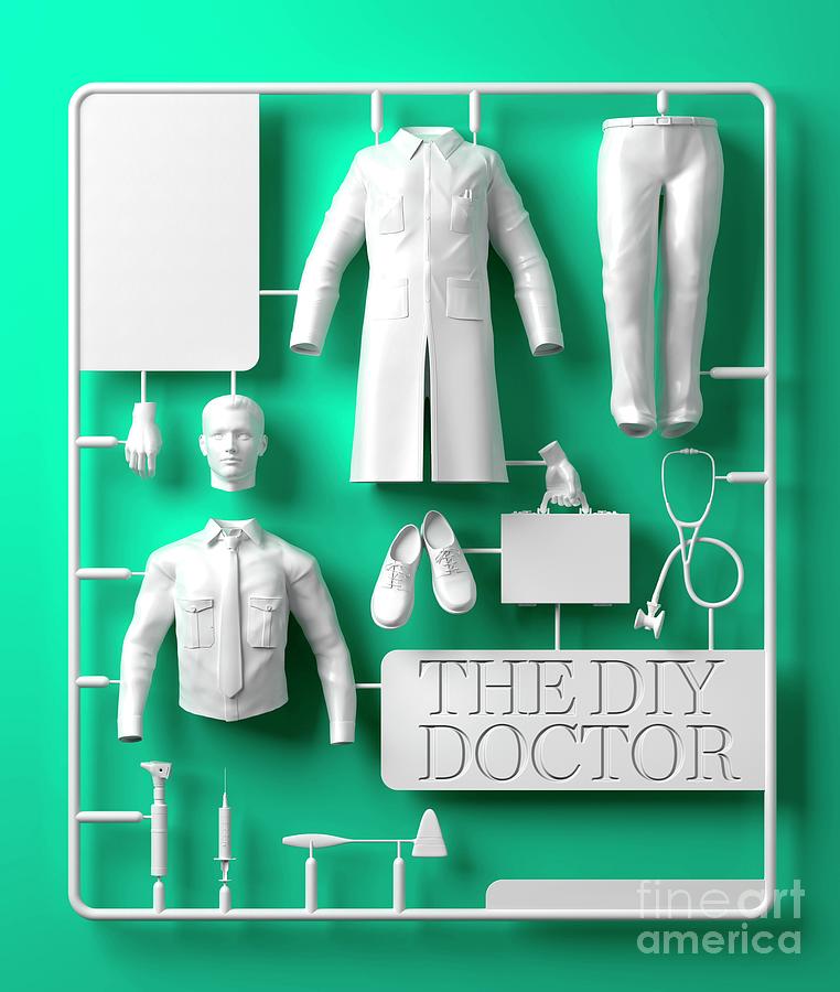 Toy Photograph - Diy Doctor Kit by Ventris/science Photo Library