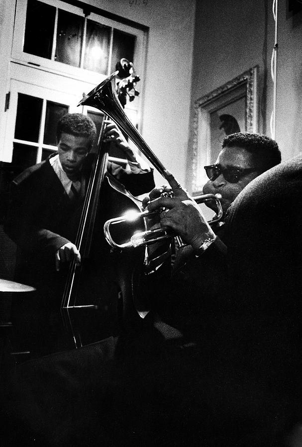 Black And White Photograph - Dizzy Gillespie by Paul Schutzer