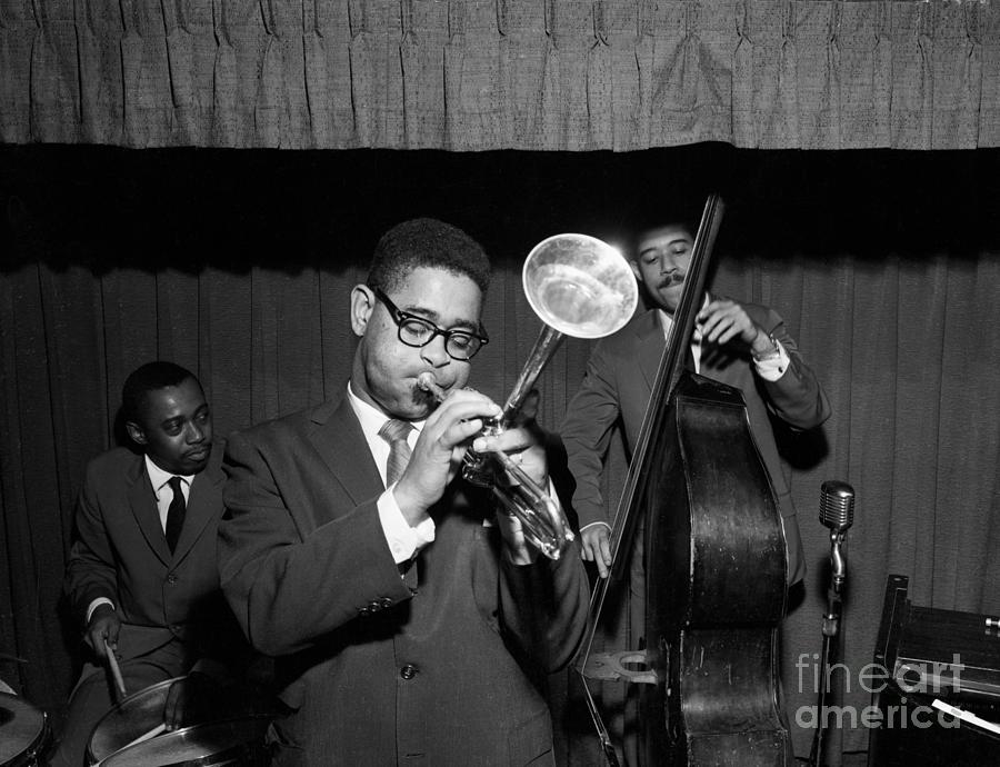 Dizzy Gillespie Performing Photograph by Bettmann