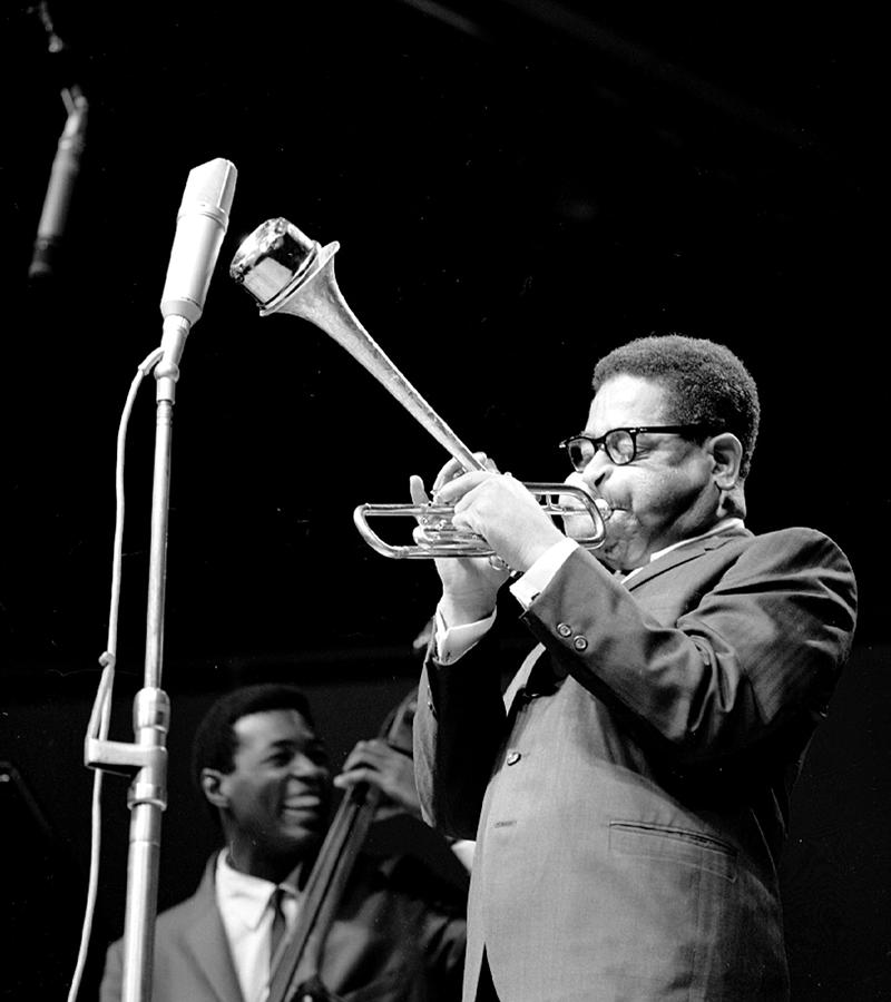 Dizzy Gillespie Puffs His Cheeks And Photograph by New York Daily News Archive