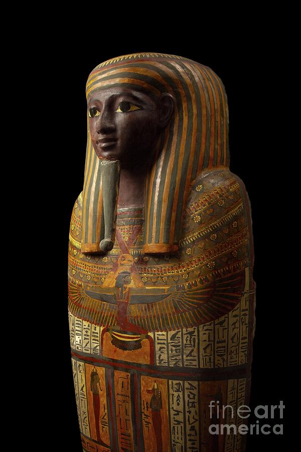 Djeddjehutefankh Mummy Wood Photograph by Third Intermediate Period Egyptian