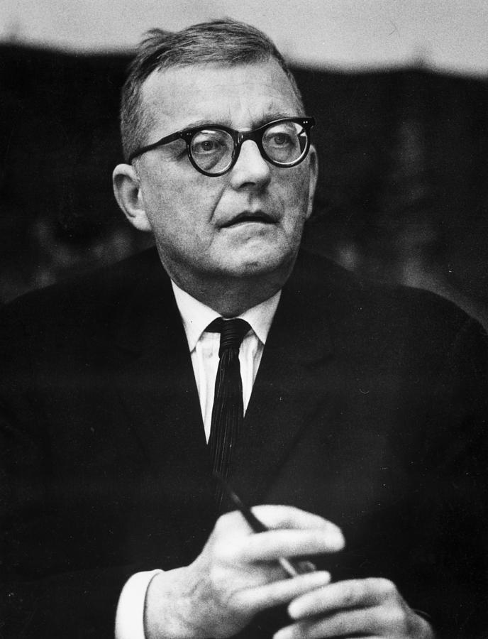 Dmitri Shostakovich Photograph by Hulton Archive