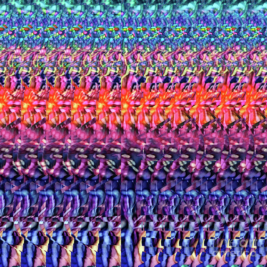 DNA Autostereogram Qualias Reef 1 Digital Art by Russell Kightley