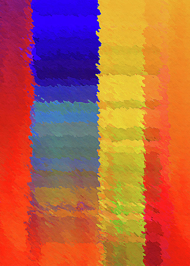 Primary Colors Digital Art - Dna by David Manlove
