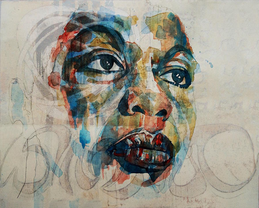 Nina Simone Painting - Do What You Gotta Do - Nina Simone  by Paul Lovering