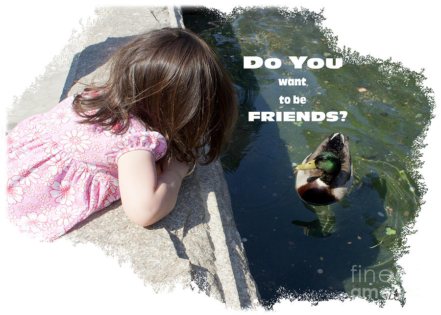 Do You Want To Be Friends Digital Art
