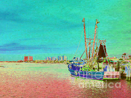 Boat Photograph - Dock By The Bay by Kelly Council Boat Photograph - Dock By The Bay by Kelly Council