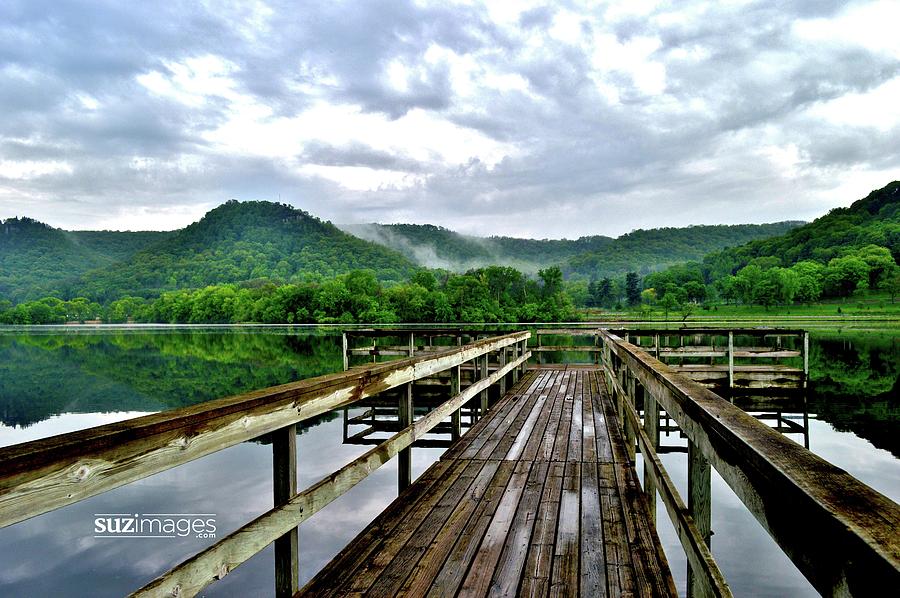 Dock Reflection by Susie Loechler Dock Reflection by Susie Loechler