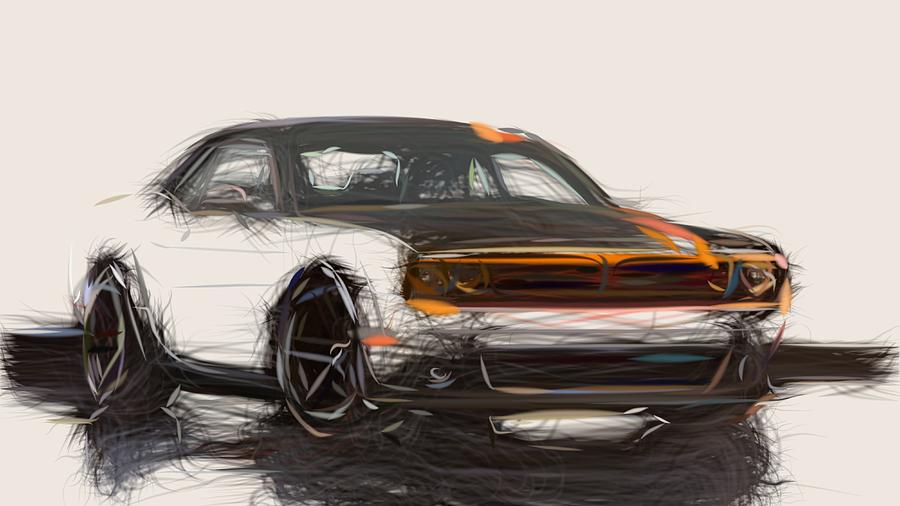 Dodge challenger art