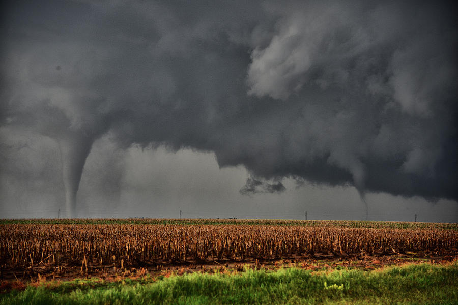 Dodge City Duel Tornadoes Photograph by Tony Laubach - Fine Art America