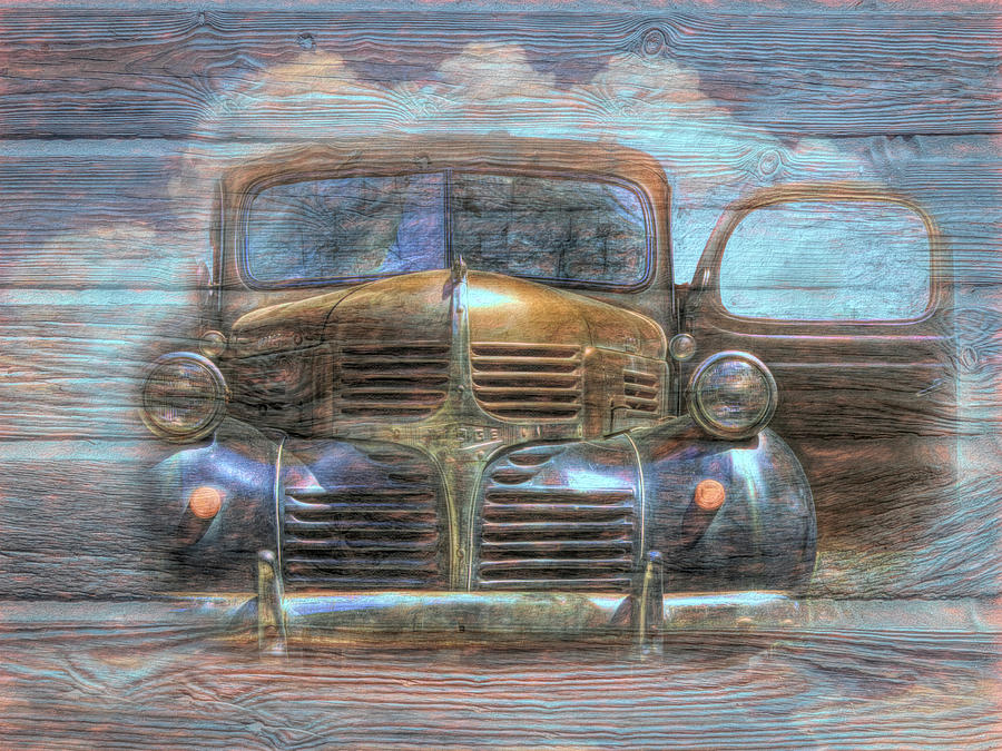 Dodge Painting Photograph by Debra and Dave Vanderlaan