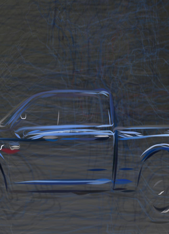 Dodge Ram 2500 Drawing Digital Art by CarsToon Concept - Fine Art America