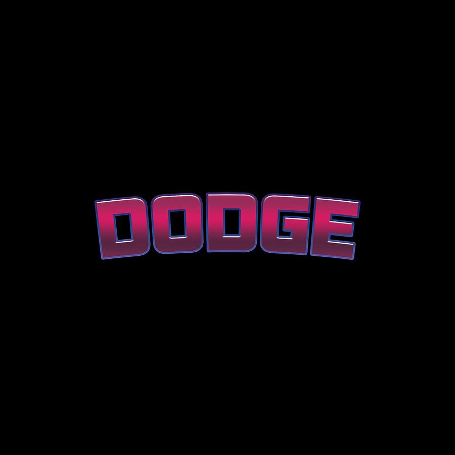 Dodge Digital Art by TintoDesigns