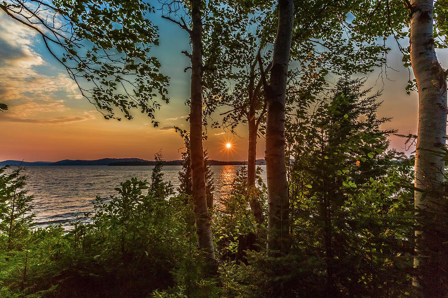 Dog Lake Sunsets set the mood Photograph by Joe Holley