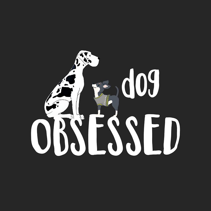 Dog Mixed Media - Dog Obsessed by Amanda Jane