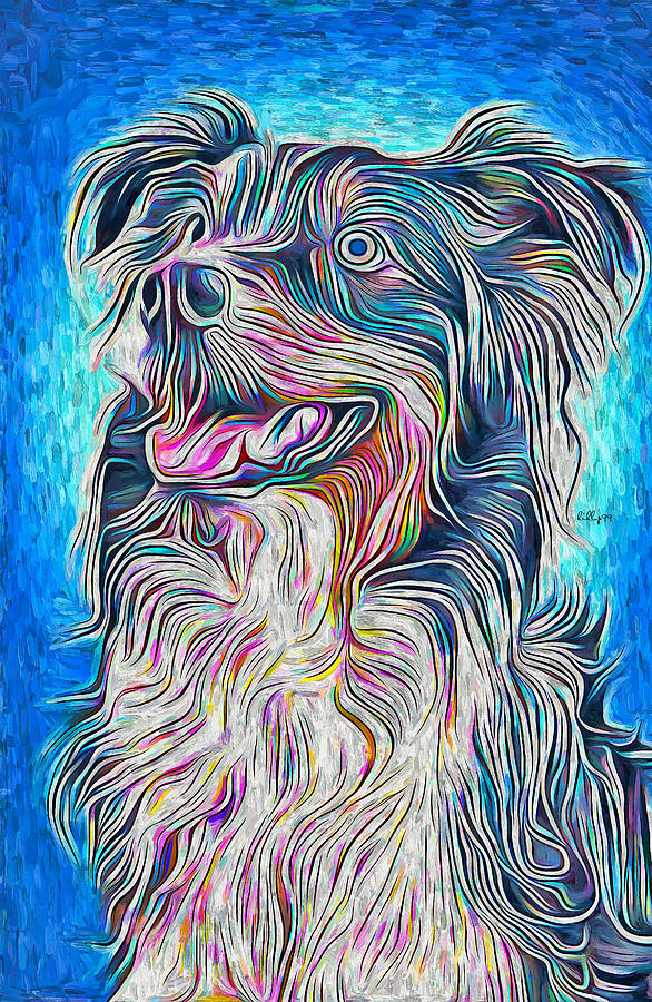 Dog Portrait 3 Painting